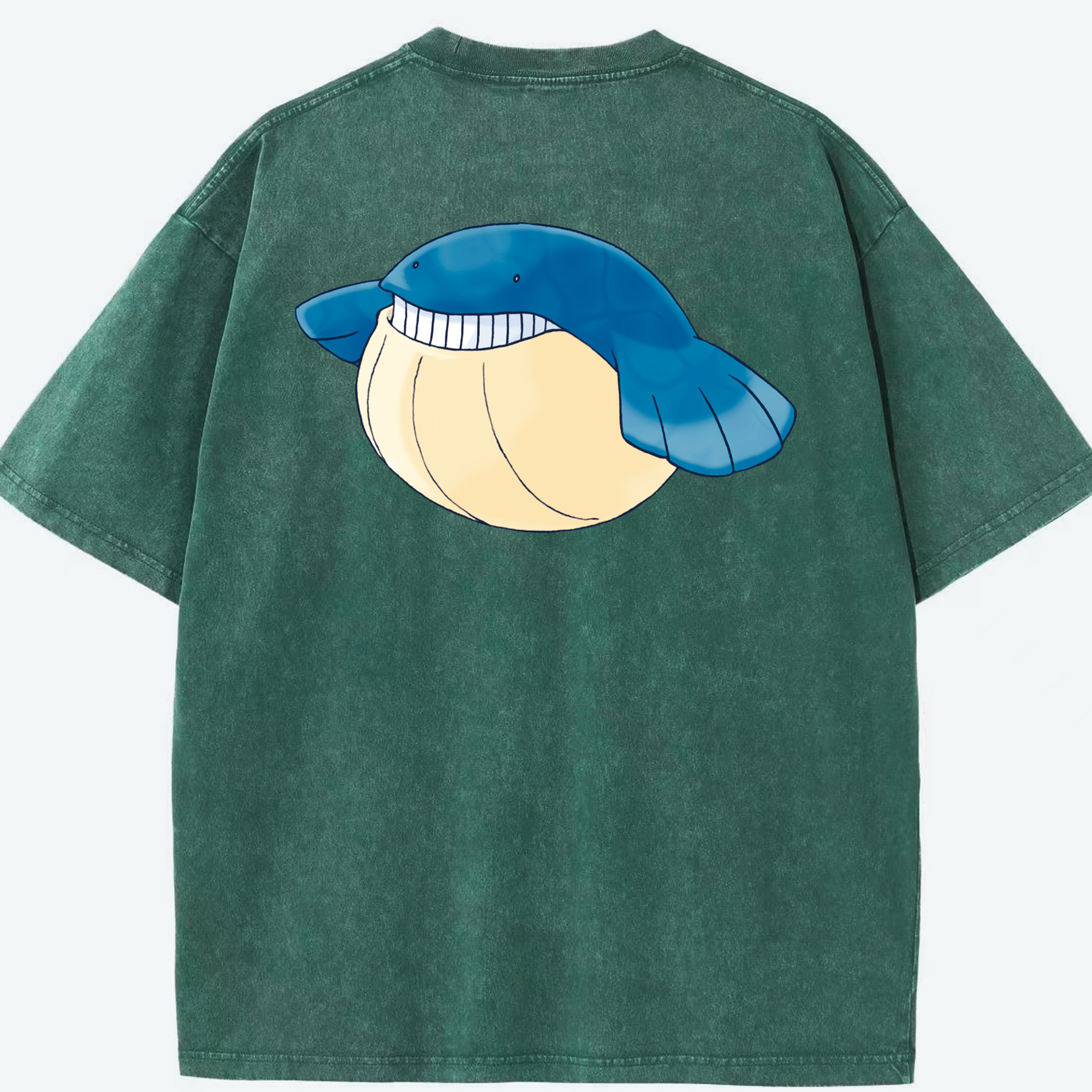 （画像用） ポケットモンスター Pokémon 綿100% ヴィンテージ風 半袖Tシャツ（背面プリント）